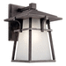 Kichler KK49721WZCL18 Weathered Zinc Outdoor Entrance Wall Light