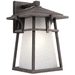 Kichler KK49722WZC Weathered Zinc Outdoor Entrance Wall Light