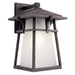 Kichler KK49722WZCL18 Weathered Zinc Outdoor Entrance Wall Light