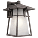 Kichler KK49723WZC Weathered Zinc Outdoor Entrance Wall Light