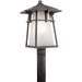 Kichler KK49724WZC Weathered Zinc Post Light