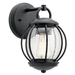 Kichler KK49726BKT Textured Black Outdoor Entrance Wall Light