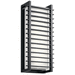 Kichler KK49786BKLED Black Outdoor Entrance Wall Light