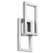 Kichler KK49802PLLED Platinum Outdoor Entrance Wall Light