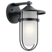 Kichler KK49826BK Black Outdoor Entrance Wall Light