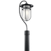 Kichler KK49827BK Black Post Light