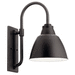 Kichler KK49837BK Black Outdoor Entrance Wall Light