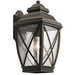 Kichler KK49842OZ Olde Bronze Outdoor Entrance Wall Light