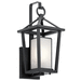 Kichler KK49876BK Black Outdoor Entrance Wall Light