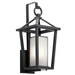 Kichler KK49877BK Black Outdoor Entrance Wall Light