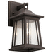 Kichler KK49908RZ Rubbed Bronze Outdoor Entrance Wall Light