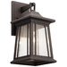 Kichler KK49909RZ Rubbed Bronze Outdoor Entrance Wall Light