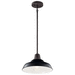 Kichler KK49992BK Black Outdoor Ceiling Mounted Light