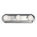 Kichler KK5003CH Chrome 3 Bulb Bathroom Light