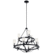 Kichler KK52011BK Black Large Foyer Chandelier