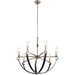 Kichler KK52016CLP Classic Pewter Large Foyer Chandelier