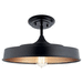 Kichler KK52098BK Black Semi Flush Mount Ceiling Light