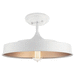 Kichler KK52098WH White Semi Flush Mount Ceiling Light