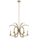 Kichler KK52116BNB Brushed Natural Brass Mid Sized Chandelier