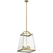 Kichler KK52124BNB Brushed Natural Brass Entrance / Foyer Pendant