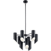 Kichler KK52162BK Black Mid Sized Chandelier