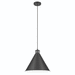 Kichler KK52177BK Black Down Light Pendant