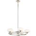 Kichler KK52223PN Polished Nickel Mid Sized Chandelier