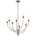 Kichler KK52255CLP Classic Pewter Mid Sized Chandelier