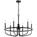 Kichler KK52304BK Black Mid Sized Chandelier