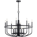 Kichler KK52305BK Black Mid Sized Chandelier