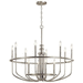 Kichler KK52305NI Brushed Nickel Mid Sized Chandelier