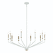 Kichler KK52348WH White Large Foyer Chandelier