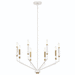 Kichler KK52349WH White Mid Sized Chandelier