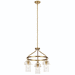 Kichler KK52377NBR Brushed Brass Mini Chandelier