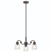 Kichler KK52397BK Black Mini Chandelier