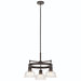 Kichler KK52402BK Black Mini Chandelier