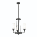 Kichler KK52450BKT Textured Black Mini Chandelier