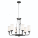 Kichler KK52451BKT Textured Black Mid Sized Chandelier