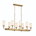 Kichler KK52453NBR Natural Brass Large Foyer Chandelier