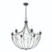 Kichler KK52462BKT Textured Black Mid Sized Chandelier