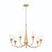 Kichler KK52469WMP Warm Maple Wood Large Foyer Chandelier