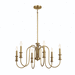 Kichler KK52470NBR Natural Brass Mid Sized Chandelier