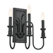 Kichler KK52473BK Black Multi Bulb Wall Sconce