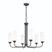 Kichler KK52480BK Black Mid Sized Chandelier