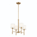 Kichler KK52504BNB Brushed Natural Brass Mini Chandelier