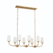 Kichler KK52510BNB Brushed Natural Brass Mini Chandelier