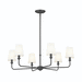 Kichler KK52516BK Black Mid Sized Chandelier