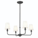 Kichler KK52520BK Black Mini Chandelier