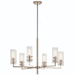 Kichler KK52679PN Polished Nickel Mid Sized Chandelier