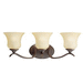 Kichler KK5286OZL18 Olde Bronze 3 Bulb Bathroom Light